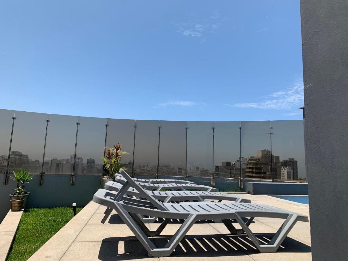 Apartmán Acogedor Dpto En San Isidro Excelente Vista, Piscina Y Wifi Lima Exteriér fotografie