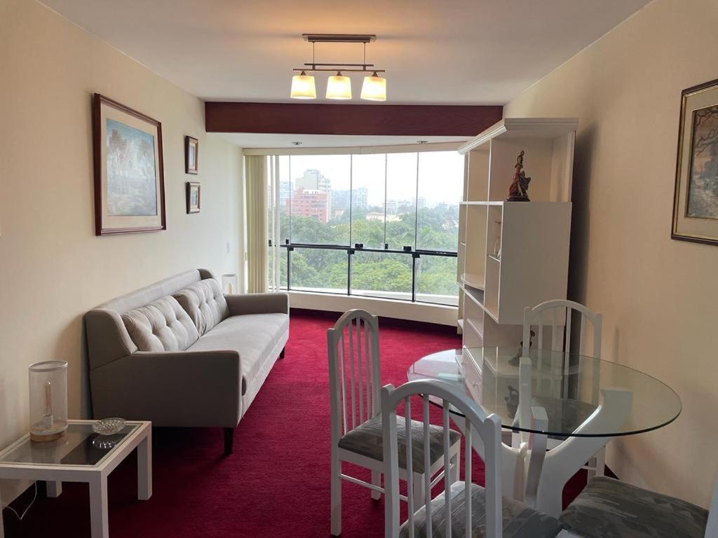 Apartmán Acogedor Dpto En San Isidro Excelente Vista, Piscina Y Wifi Lima Exteriér fotografie
